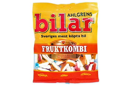 【瑞典】瑞典銷量第一的Ahlgrens Bilar小汽車軟糖-水果口味(125g)