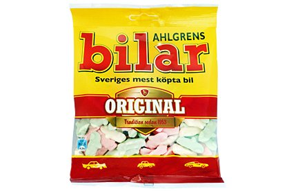 【瑞典】瑞典銷量第一的Ahlgrens Bilar小汽車軟糖-原味(125g)