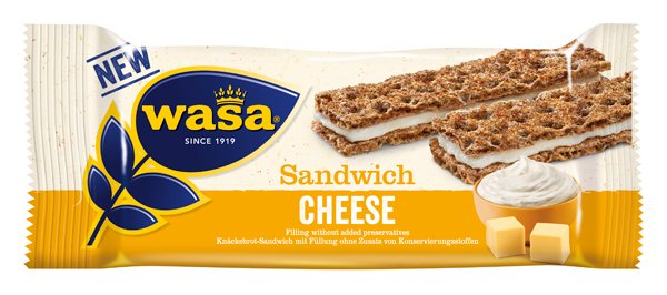 【瑞典】Wasa-Sandwich-Cheese奶油起司餅乾(30g)