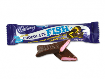 【紐西蘭】Cadbury-Chocolate-Fish-棉花糖巧克力魚(20g)