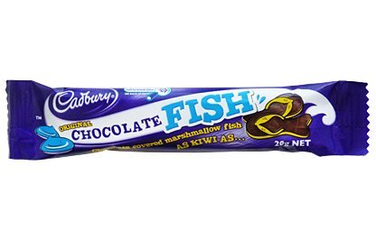 【紐西蘭】Cadbury-Chocolate-Fish-棉花糖巧克力魚(20g)