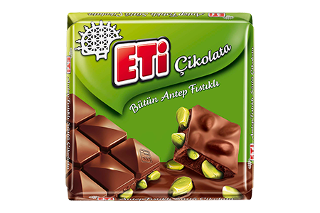 【土耳其】Eti Çikolata-開心果牛奶巧克力 (80g)