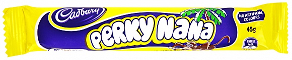 【紐西蘭】Cadbury Mighty Perky Nana香蕉牛奶巧克力(45g)