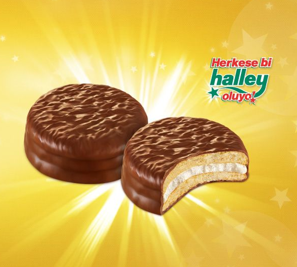 【土耳其】Ülker Halley 巧克力派餅乾 (77g)