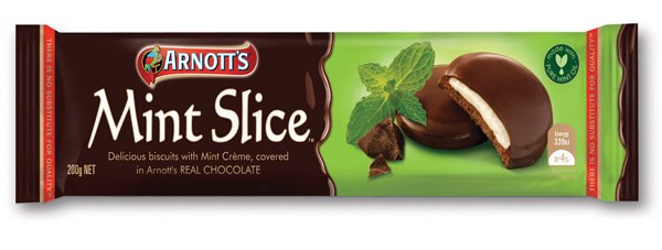 Arnott's Mintslices薄荷黑巧克力餅乾