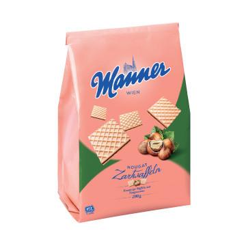 【奧地利】-維也納Manner滿樂榛果威化薄餅(200g)
