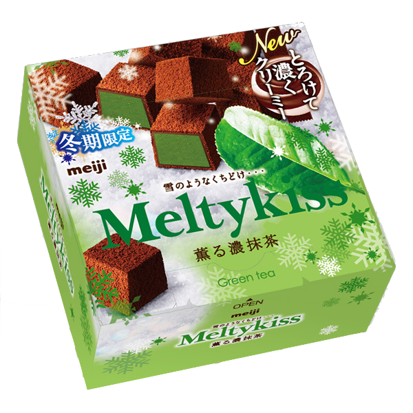 【日本】明治MeltyKiss巧克力-抹茶口味56g
