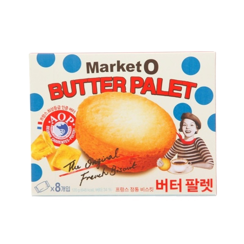 【韓國】Market O BUTTER PALET奶油酥餅(60g)