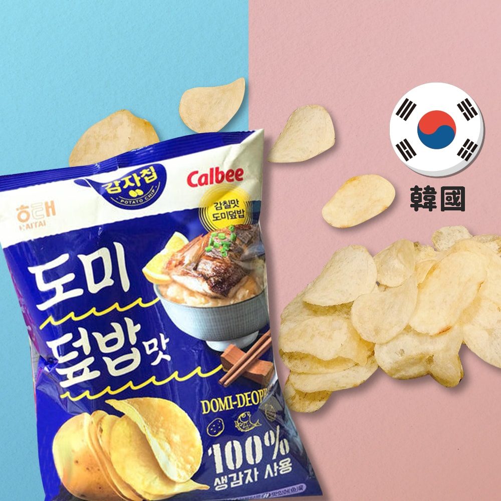 【韓國】海太 x Calbee 鯛魚丼飯洋芋片