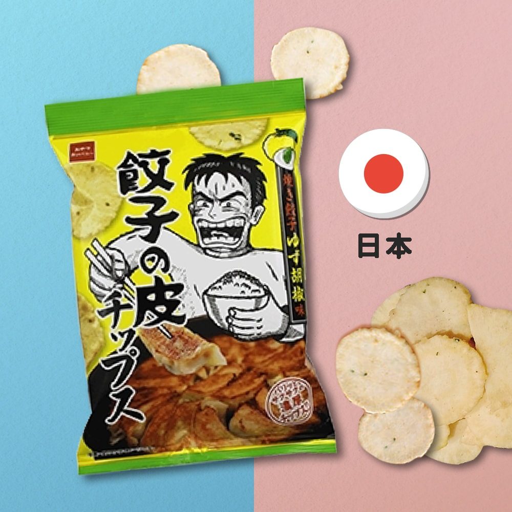 【日本】優雅食 餃子皮餅乾-柚子胡椒口味