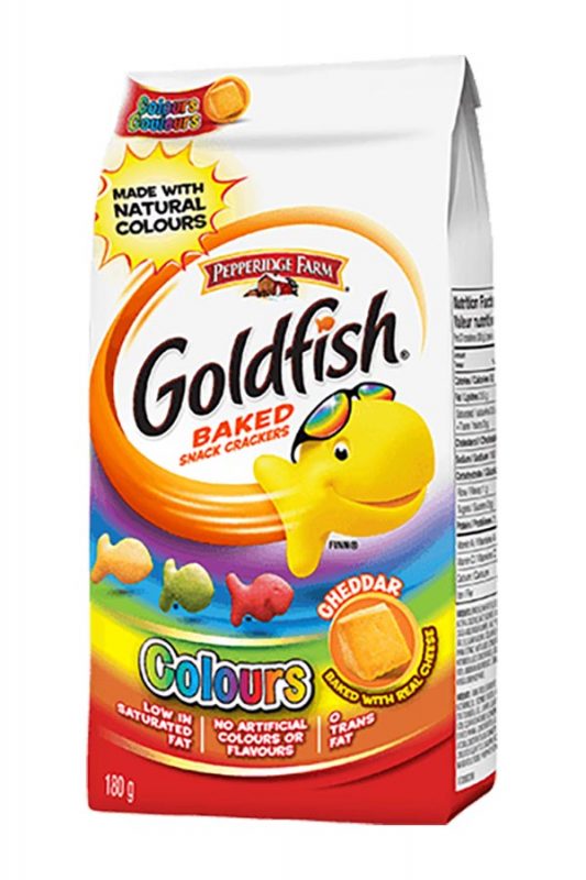 Goldfish彩虹微笑小魚餅乾
