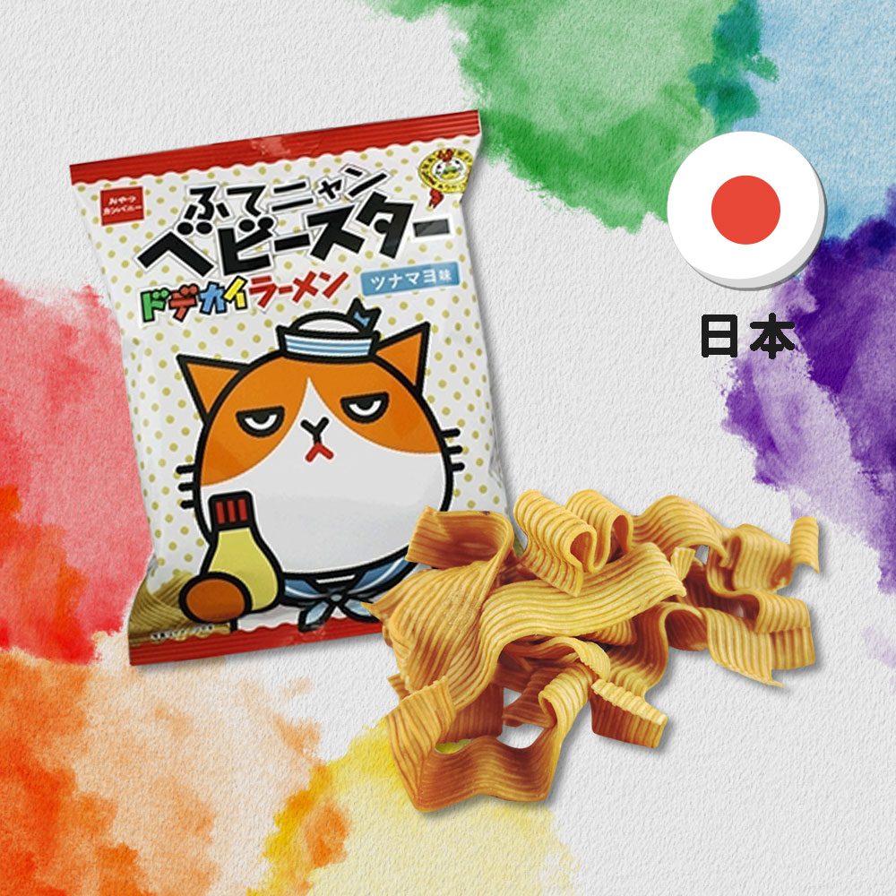 【日本】不爽貓超大點心麵餅乾-鮪魚美乃滋風味66g