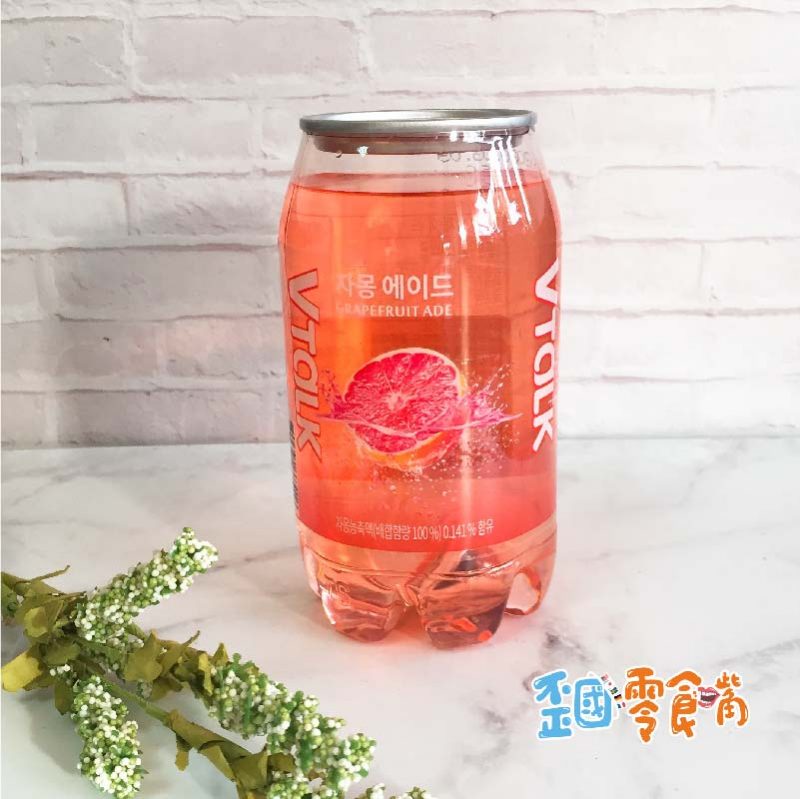 【韓國】VTalk碳酸飲料-葡萄柚_檸檬風味1