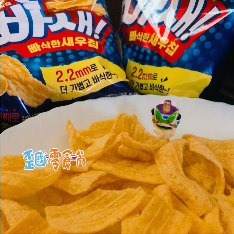 【韓國】海太激薄蝦片-酥脆鮮蝦_蒜味60g1