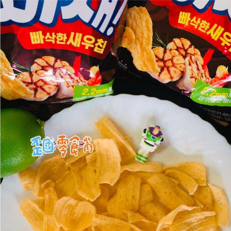 【韓國】海太激薄蝦片-酥脆鮮蝦_蒜味60g1