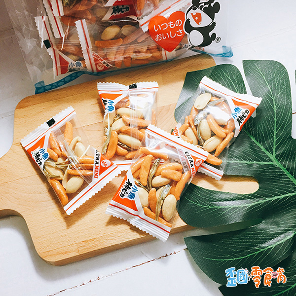 【日本】天六小魚柿米果130g(10袋入)