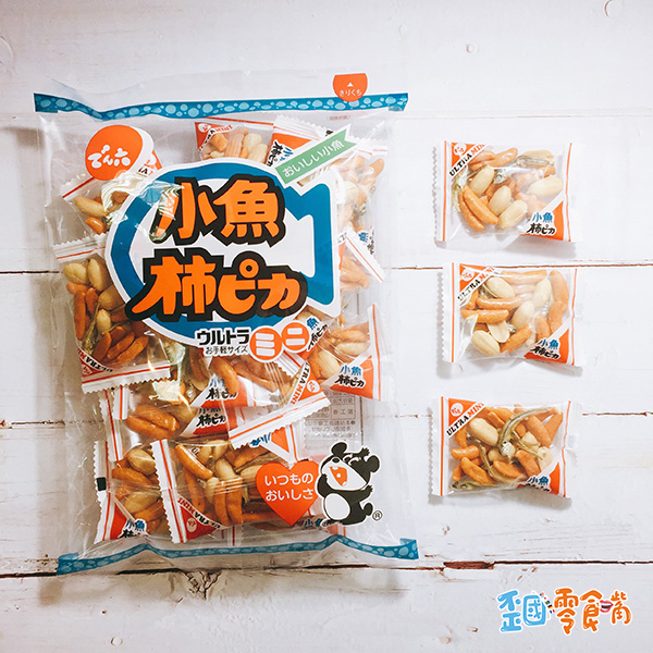 【日本】天六小魚柿米果130g(10袋入)