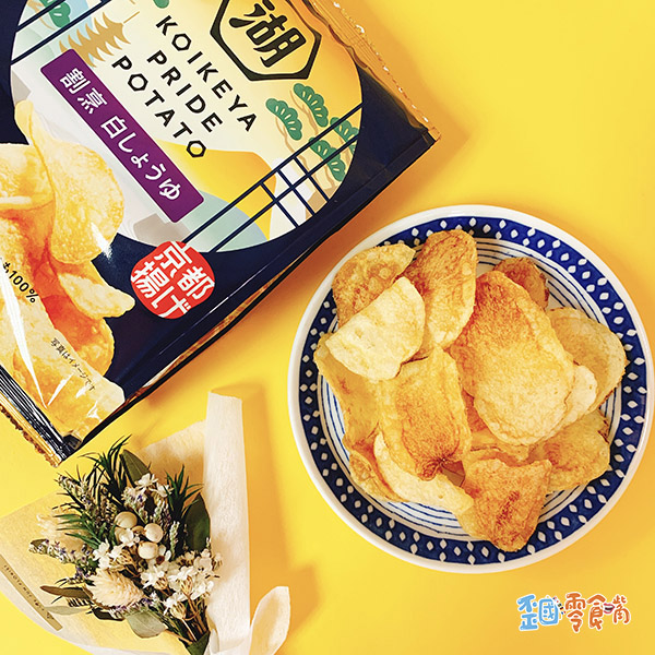 【日本】湖池屋白醬油風味薯片50g