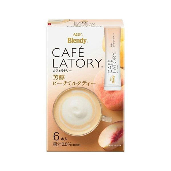 日本AGF BLENDY Café Latory 桃子奶茶