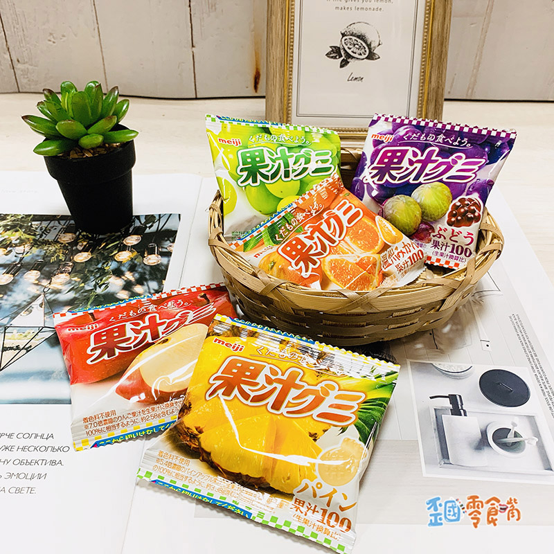 【日本】明治5連水果軟糖90g