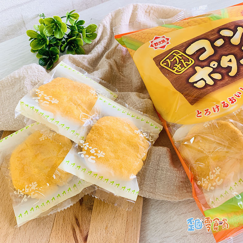 【日本】松貝北海道玉米濃湯餅90g